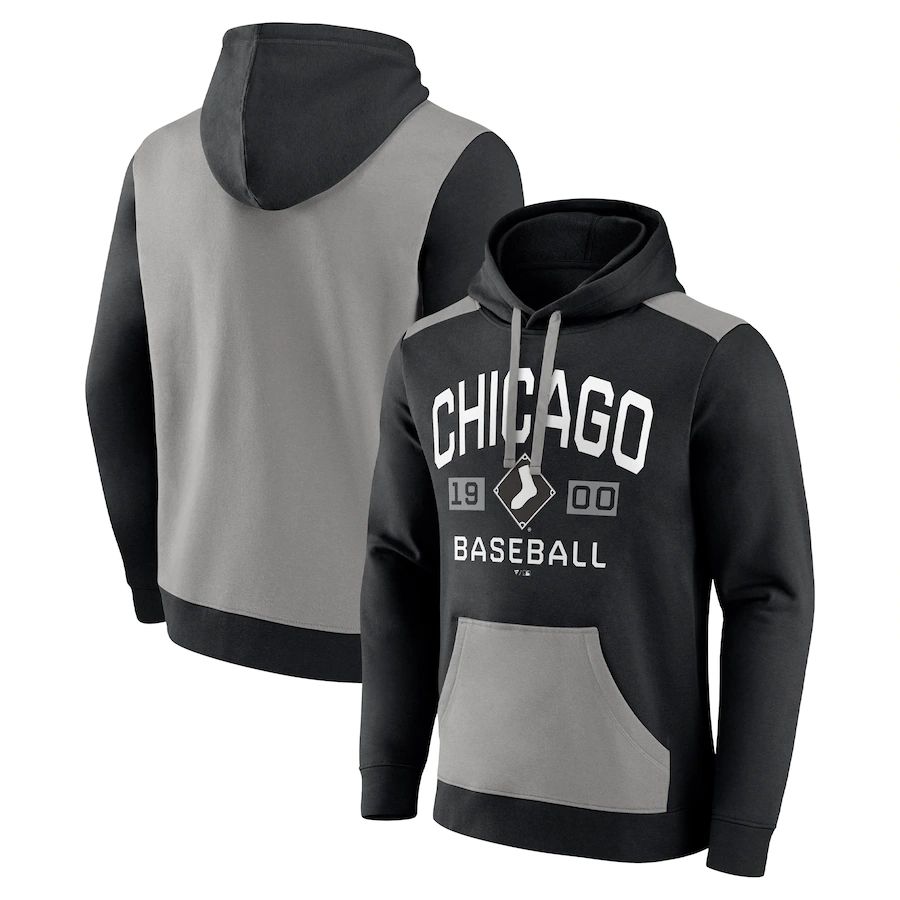 Men 2023 MLB Chicago White Sox black Sweatshirt style 2->chicago white sox->MLB Jersey